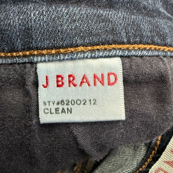 J Brand Dark Women Jeans Size 26 Blue Dark Wash Mid-Rise Straight Leg CLEAN - Picture 4 of 6